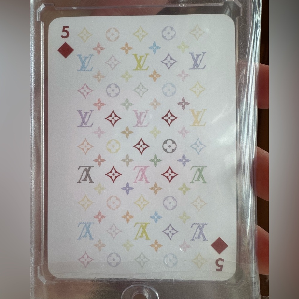 Louis Vuitton Takashi Murakami Playing Card 5 of Diamonds - Picture 4 of 5